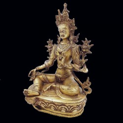 Statue de Tara verte Gold