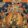 Thangka tibétaine "La vie du Bouddha"