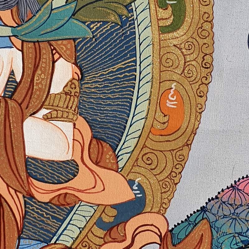 Thangka tibétaine blanche Tara