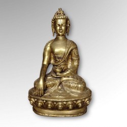 Statue  Bouddha Mudra Bhumisparsha