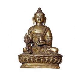 Statue de Bouddha en laiton varada-mudrā