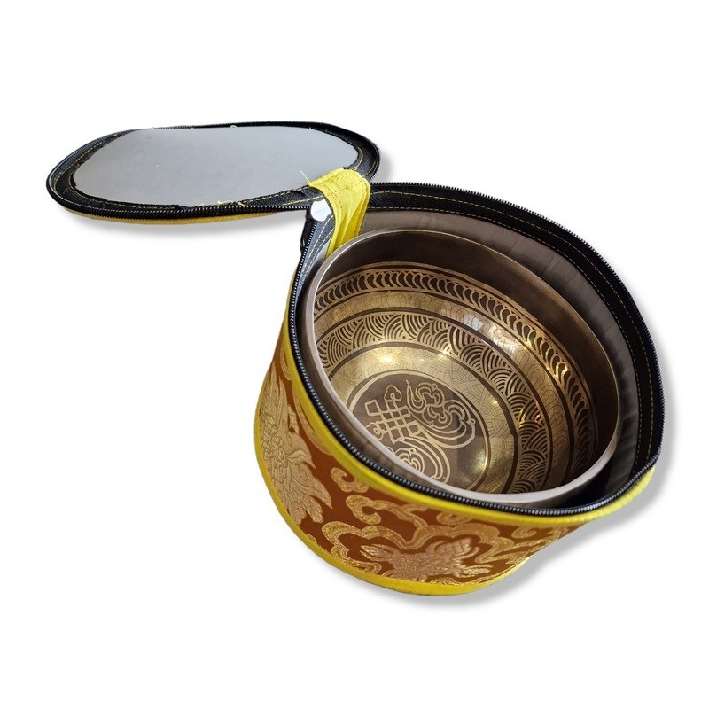 Etui de bol tibétain semi rigide 18cm