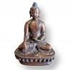 Très joli statue de Bouddha avec une teinte foncée