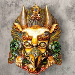 Masque tibétain de Garuda...