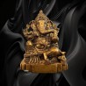 Très jolie statue de Dieu Ganesh en finition naturelle