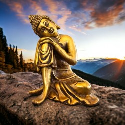 Statue de Bouddha au repos,...