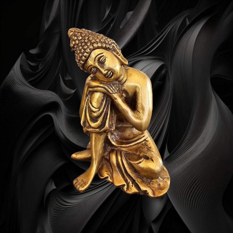Très joli statue du Bouddha au repos