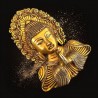 Applique murale du Bouddha en fonte de laiton