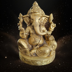 Statue de Ganesh en laiton