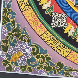 Belle thangka Kalachakra de Katmandou au Népal