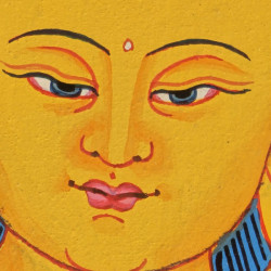 Manjushree Thangka inte au Népal par des moines tibétains