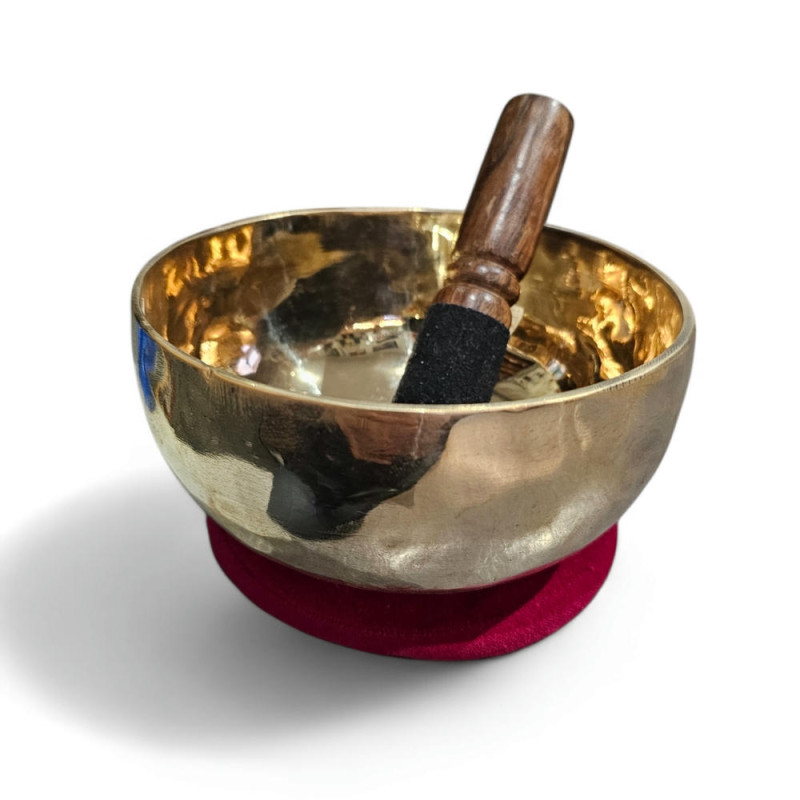 Bol chantant tibétain de qualité shiny en ré # pour 302 Hertz