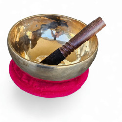 Bonne chantante tibétain de qualité shiny note si 246 Hertz 1104 g