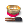 Bol chantant tibétain de qualité shiny 227 Hertz pour une note en la