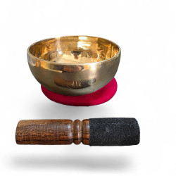 Bon tibétain chantant de qualité en sol pour 383 Hertz et 500 g de poids