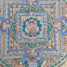 Un mandala de la vie du Bouddha pour cette superbe Thangka tibétaine