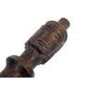 stick bol chantant tête de Bouddha sculptée